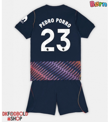 Tottenham Hotspur Pedro Porro #23 Udebanesæt Børn 2026-27 Kort ærmer (+ korte bukser)